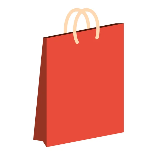 Paper shopping bag on white background — Stock Vector