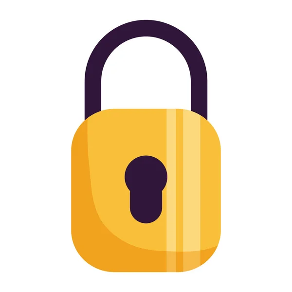 Padlock security protection vector illustration — Stock Vector