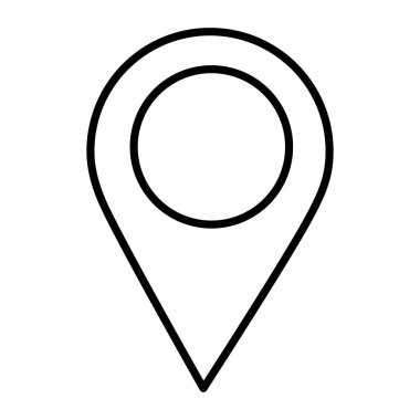 işaretçi navigasyon konumu vektör çizimi