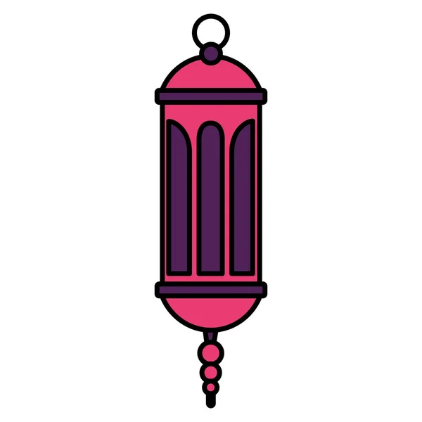 Classic lantern decoration — Stock Vector