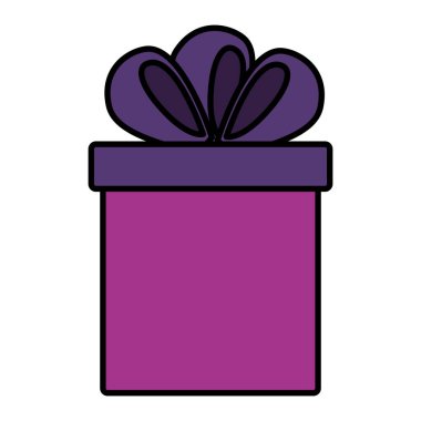 beyaz zemin üzerine sarılmış hediye kutusu