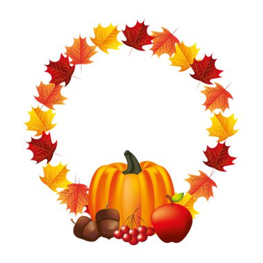 Kabak elma meşe palamudu ve kiraz yaprakları