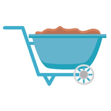 araçları dekorasyon düz tasarım bahçe