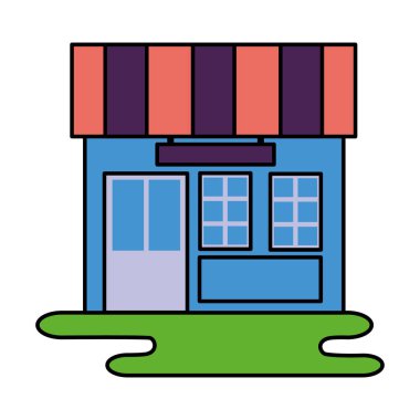 Ticaret cephe Market mağaza