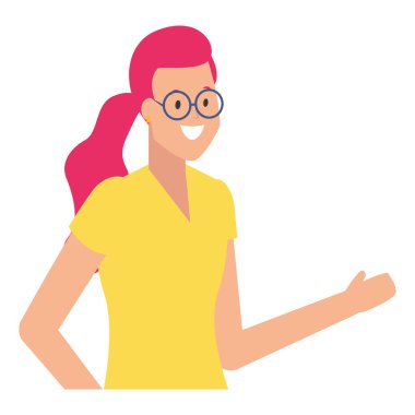 arka plan beyaz karakter iş kadın portre