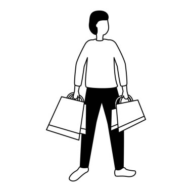 adam karakter alışveriş çantaları