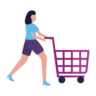 insanlar alışveriş çanta ticaret kavramı