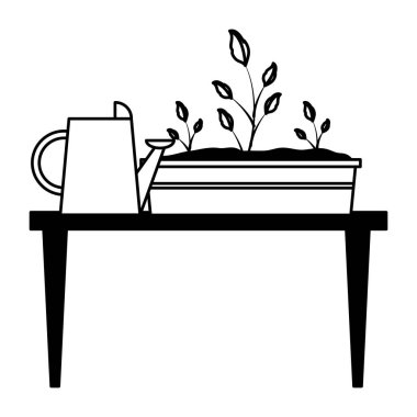 araçları dekorasyon düz tasarım bahçe