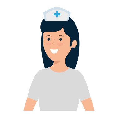 genç hemşire kadın işçi karakter