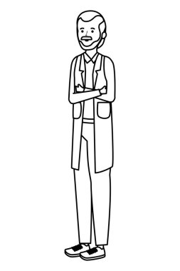 profesyonel Doktor Tıp işçisi karakter