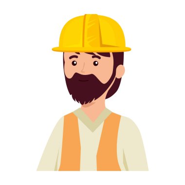 profesyonel mekanik işçi avatar karakter