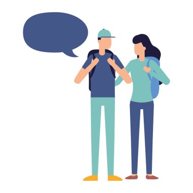 insanlar kabarcık konuşuyor