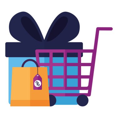 Online alışveriş e-ticaret kavramı
