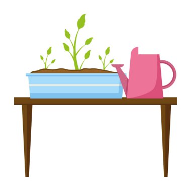 araçları dekorasyon düz tasarım bahçe