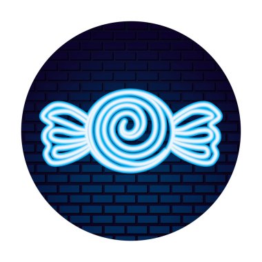 tatlı şeker konfetiyonery Neon Duvar tuğla