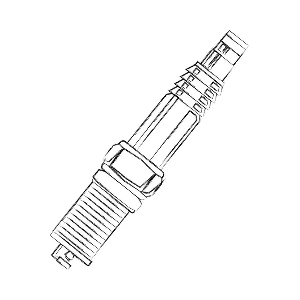 Spark Plug motor stuk — Stockvector