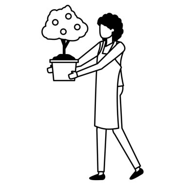 bahçıvan kadın çalışma Bahçe Tasarım