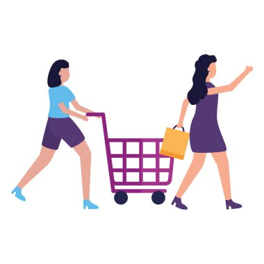 insanlar alışveriş çanta ticaret kavramı
