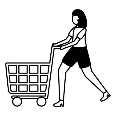 insanlar alışveriş çanta ticaret kavramı