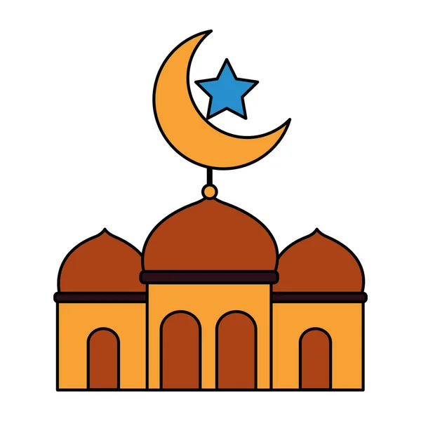 Religiöser islamischer Tempel — Stockvektor