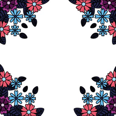 çerçeve dekorasyon çiçekler