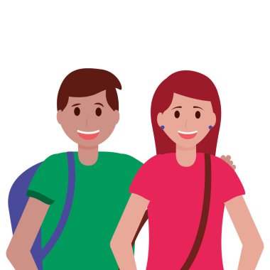 mutlu genç insanlar