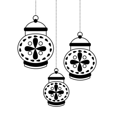 asılı fenerler dekorasyon