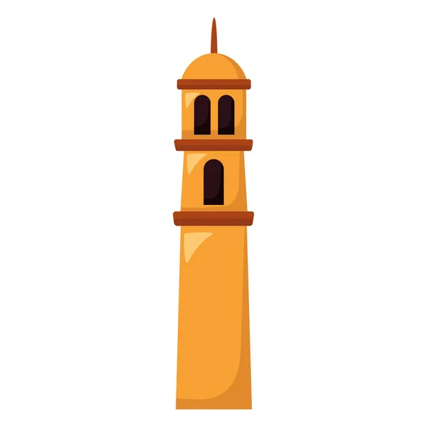 Torre del templo tradicional — Archivo Imágenes Vectoriales