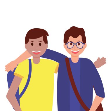 mutlu genç insanlar