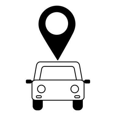 araba araç ulaşım navigasyon pin
