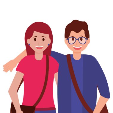 mutlu genç insanlar