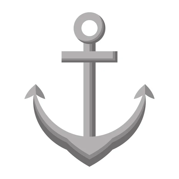 Ankare marin nautisk symbol — Stock vektor