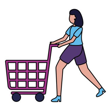 insanlar alışveriş çanta ticaret kavramı