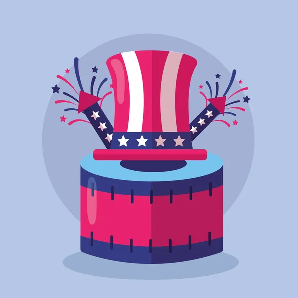 Американский день независимости — стоковый вектор