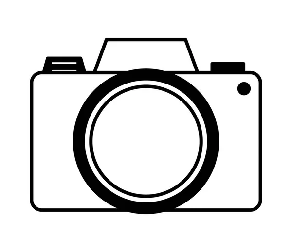 Fotografische camera apparaatpictogram — Stockvector