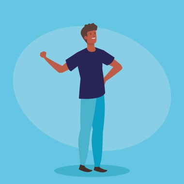 rahat giysiler ve saç modeli ile güzel çocuk