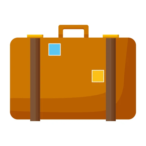 Perjalanan koper aksesori bagasi - Stok Vektor