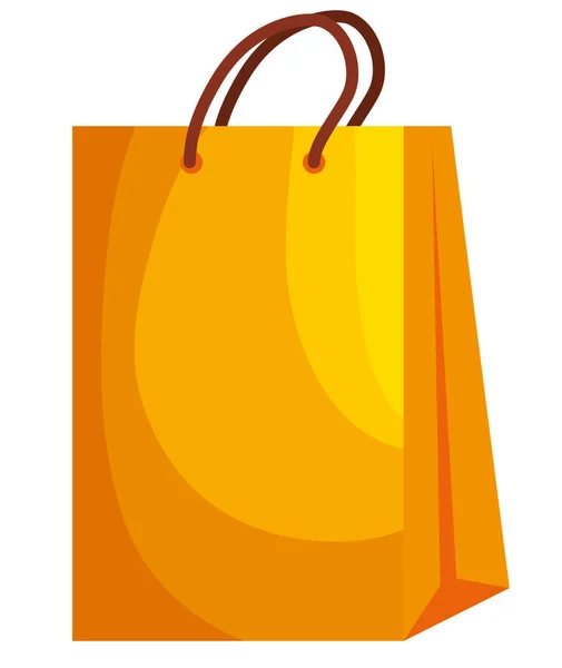 Shopping Bag handvat geïsoleerd icoon — Stockvector