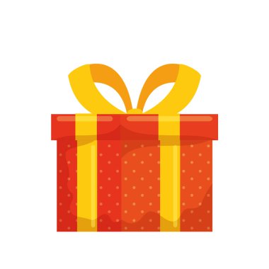 hediye kutusu izole edilmiş simge