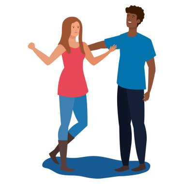 Irklar arası severler çift kutluyor karakterleri