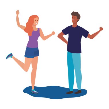 Irklar arası severler çift kutluyor karakterleri