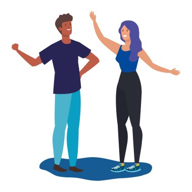 Irklar arası severler çift kutluyor karakterleri