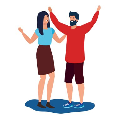 Genç aşıklar çift karakter kutluyor