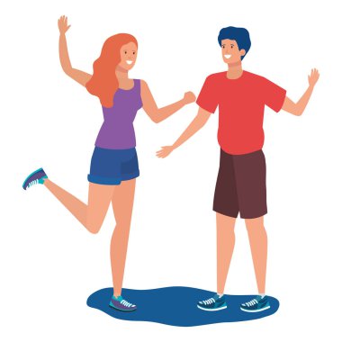 Genç aşıklar çift karakter kutluyor