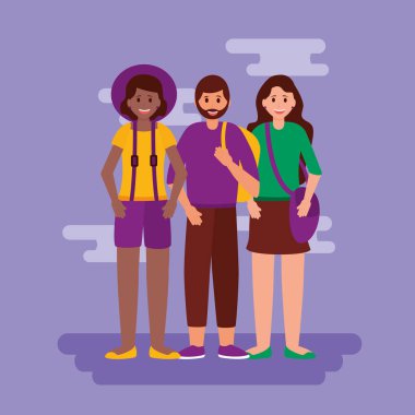 mutlu genç insanlar