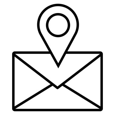 Beyaz arka plan üzerinde e-posta zarf