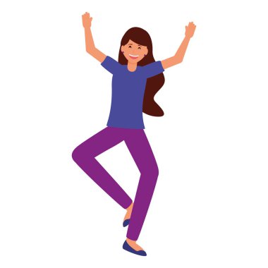 mutlu genç insanlar düz tasarım