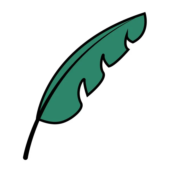 Botanisches Blattgrün-Symbol — Stockvektor