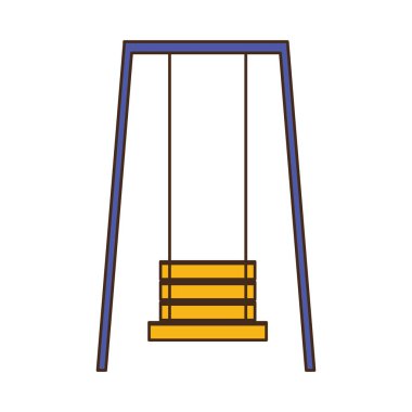 Swing oyun çocuk bölgesi