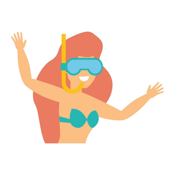 Hora de verano personas — Vector de stock